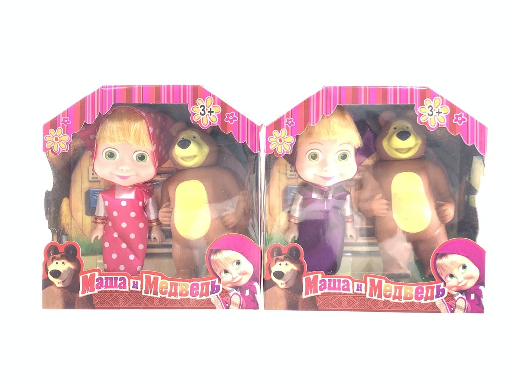 Masha & The Bear (Doll Size: 17 CM)