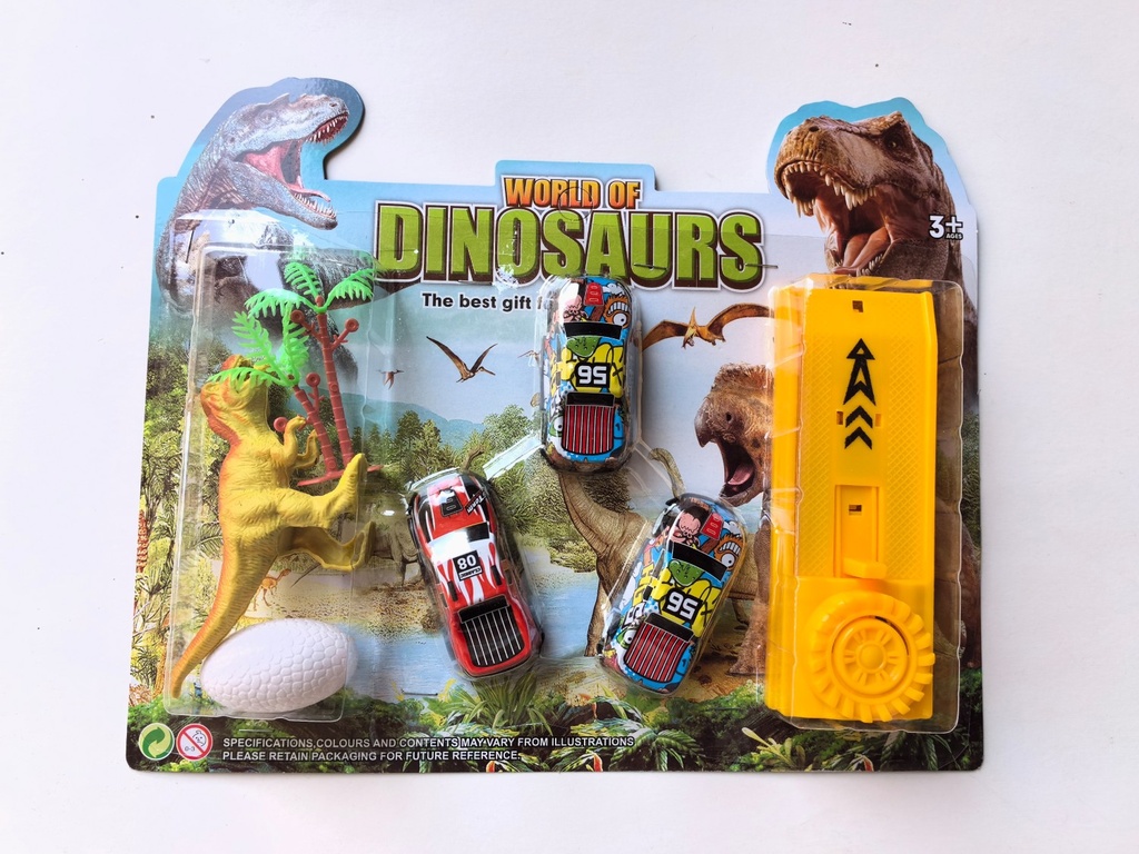 Ejection Iron Car & Dinausaur