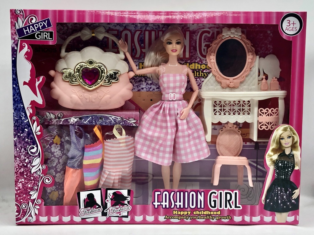 Barbie Doll Set (Doll Size: 28 CM) 