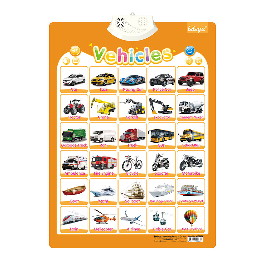 Vehicles Learn & Read (With Sound)