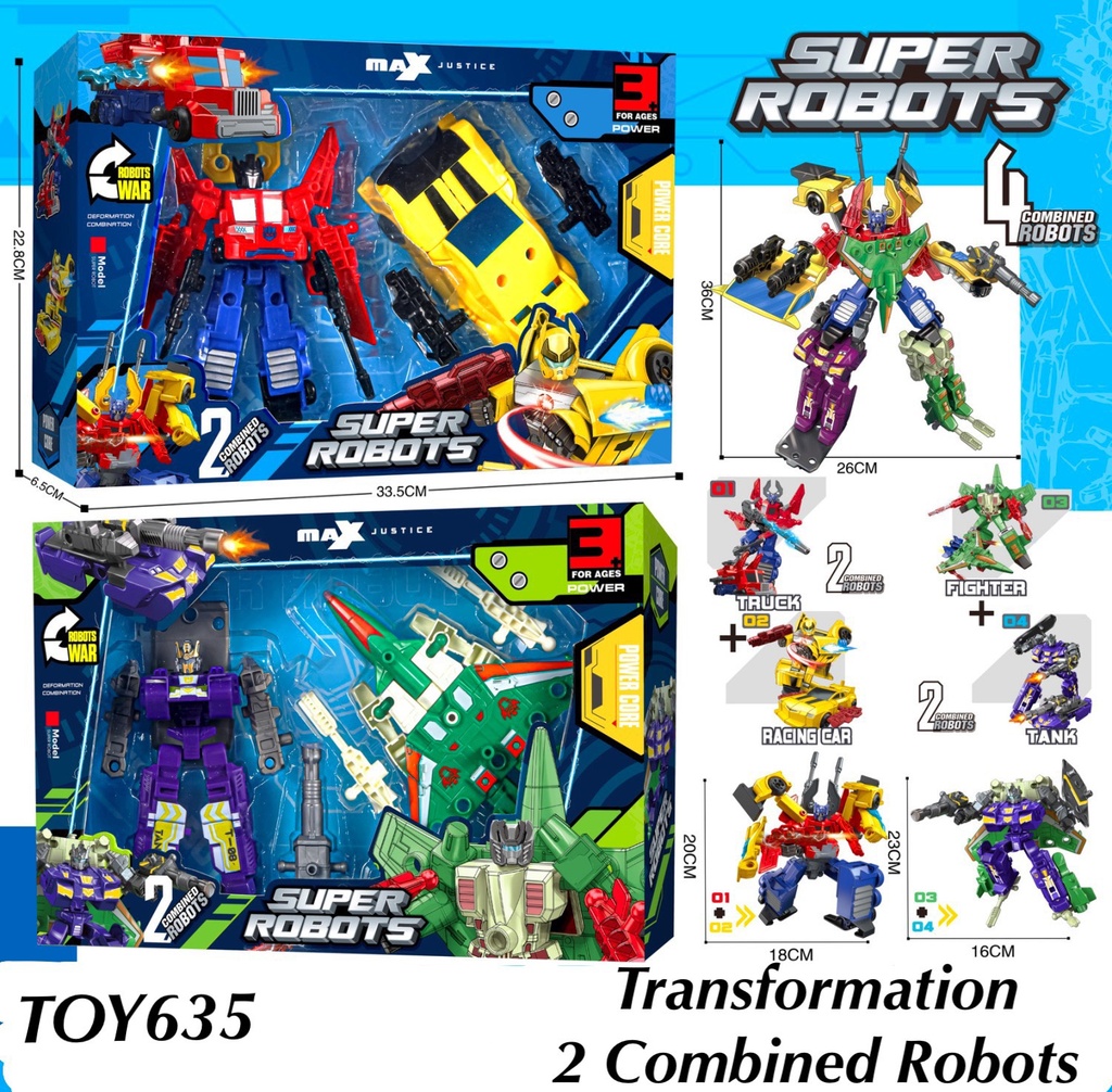 Transformation 2 Combined Robots