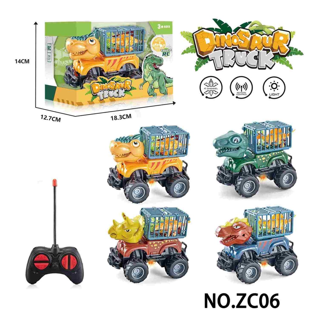 Four Way Dinausaur Transport Truck with Light