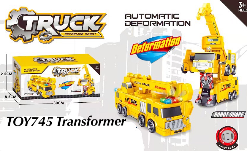 Automatic Deformation Truck With Light & Sound
