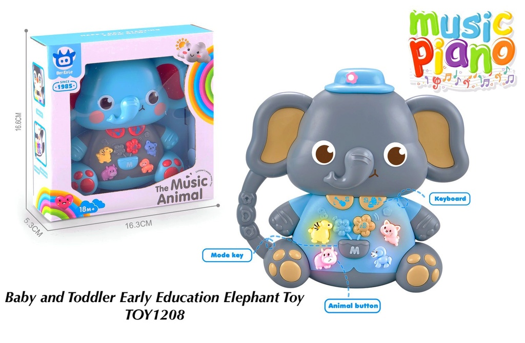 Baby And Toddler Early Education Elephant Toy