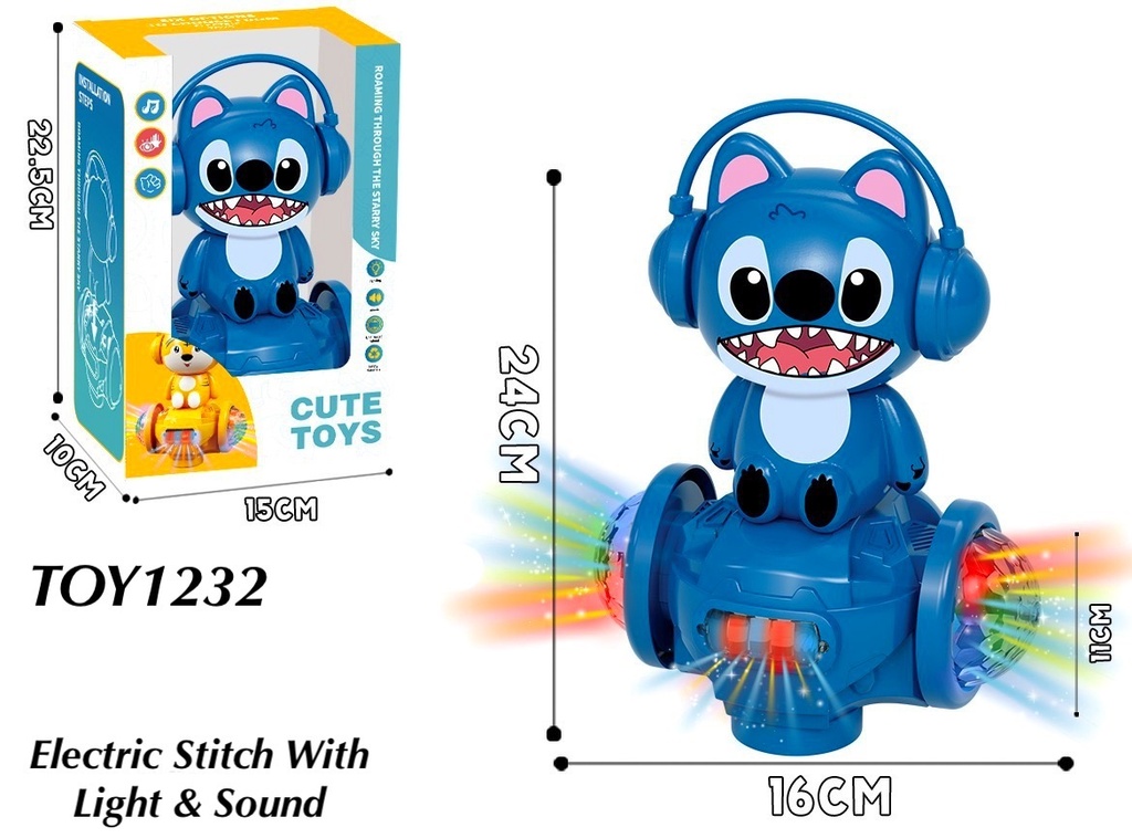 Stitch With Headphone- Light & Music