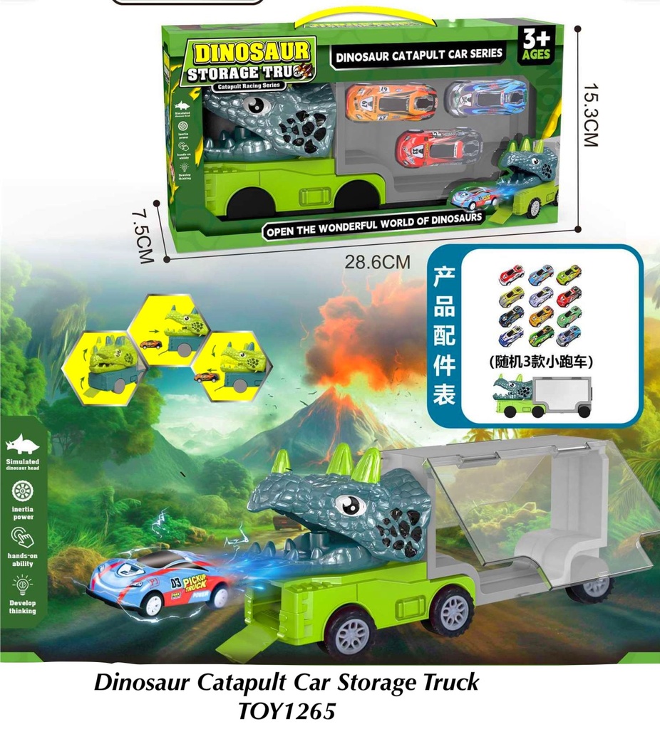 Dinosaur Catapult Storage Truck