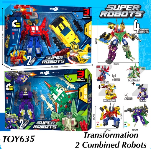 [TOY635] Transformation 2 Combined Robots