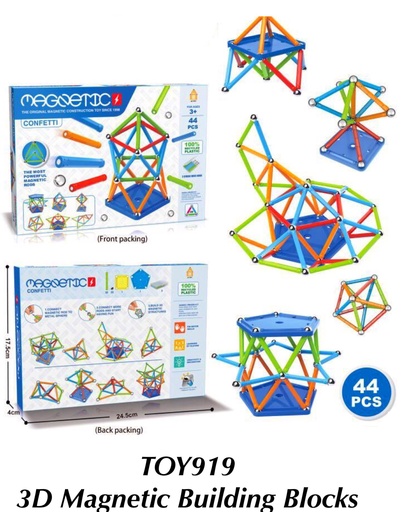 [TOY919(N)] 3D Magnetic Building Blocks