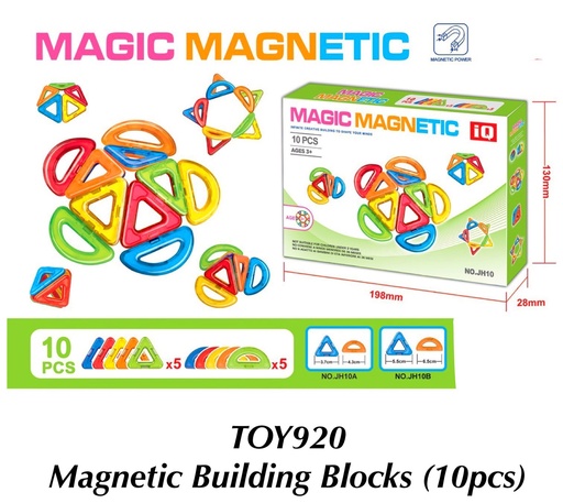 [TOY920(N)] Magnetic Building Blocks (10pcs)