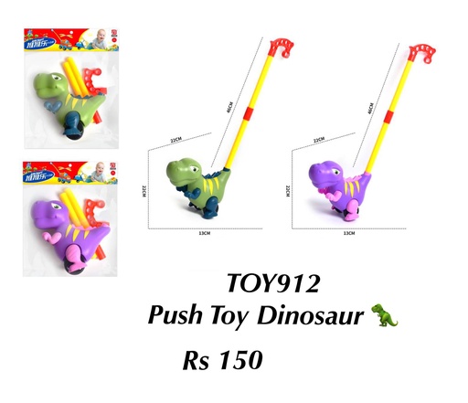 [TOY912(MAY)] Push Toy Dinosaur