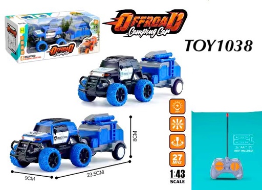 [TOY1038(Aug25)] R/C Off Road Camping Car