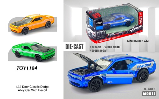 [TOY1184(OCT25C2)] Alloy Car - reback & Open Door