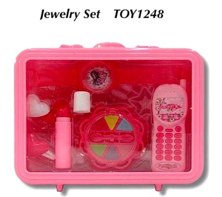[TOY1248(OCT25C2)] Jewelry&Make Up Set